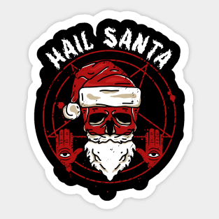 hail santa Sticker